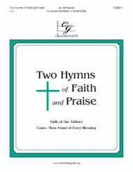 Two Hymns for Faith and Praise Handbell sheet music cover Thumbnail